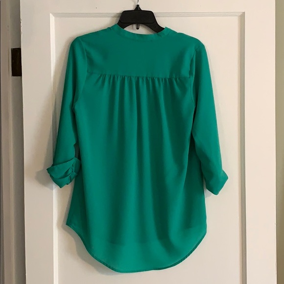 Brixon Ivy Sylvester Split Neck Blouse Sz S - Picture 3 of 7